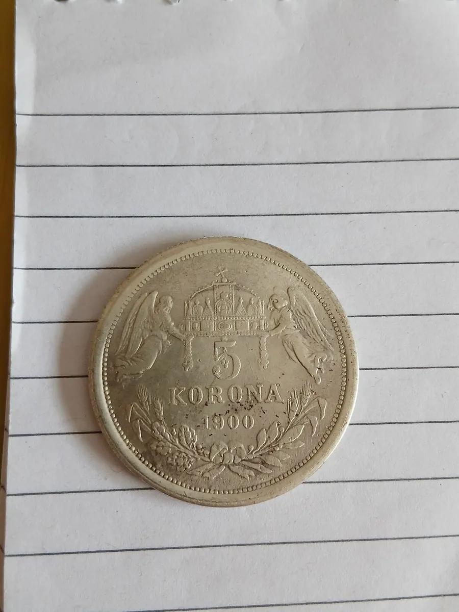 5 korana coin 1900 - Image 1