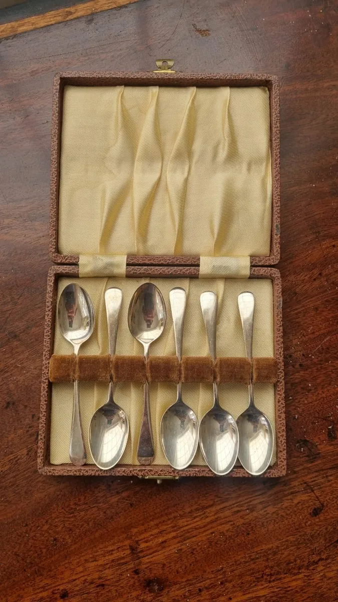 Sterling Silver Teaspoons 6 - Image 1