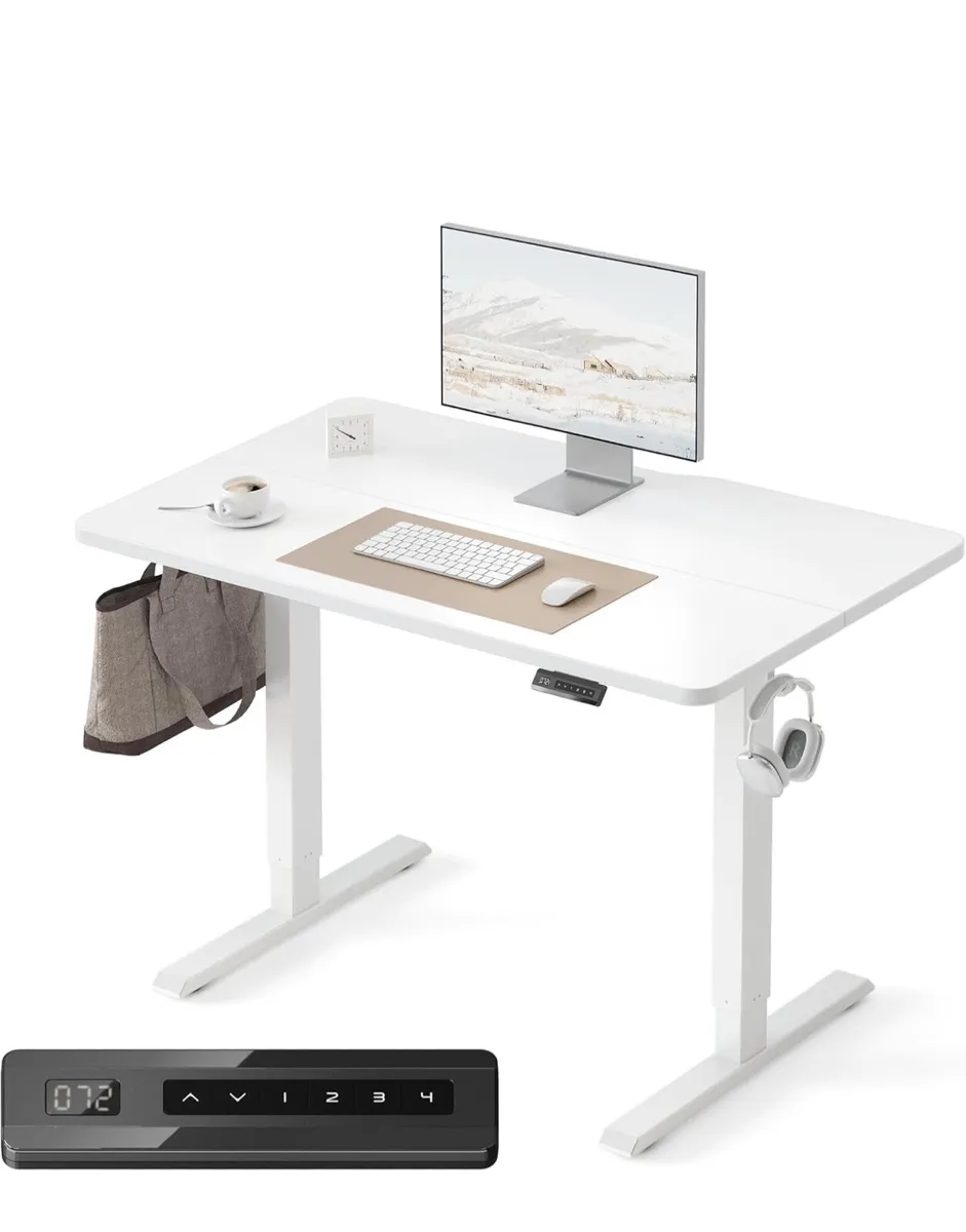 Electric Height Adjustable Standing Desk, 60x100cm - Image 2