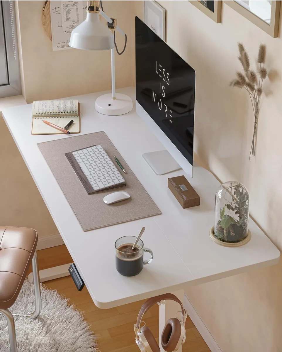 Electric Height Adjustable Standing Desk, 60x100cm - Image 1