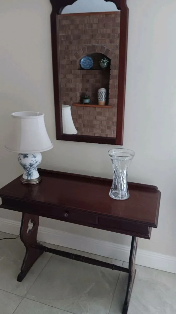 Hall Table & Mirror - Image 3