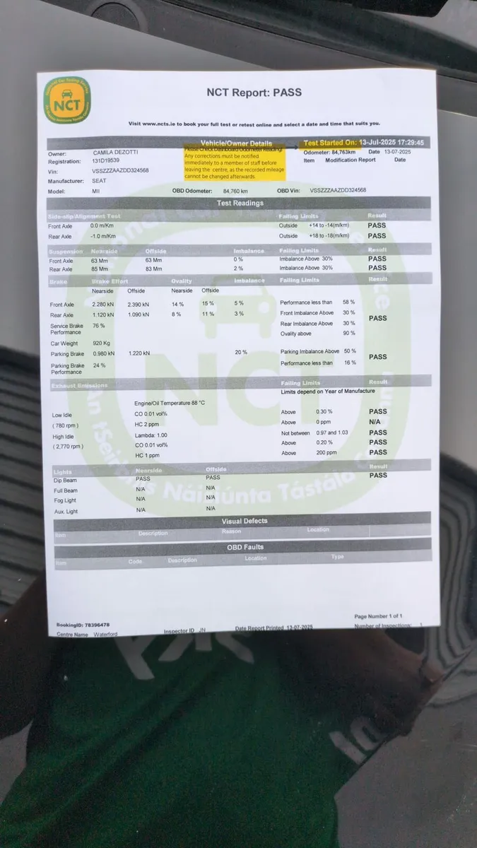 NCT JUST PASSED! SEAT Mii 84,763km LOW MILEAGE - Image 2