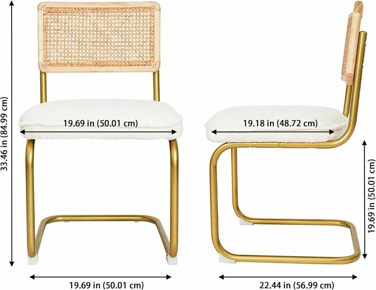 Dining Chairs Set of 2 Modern Kitchen Side Chair - Image 3