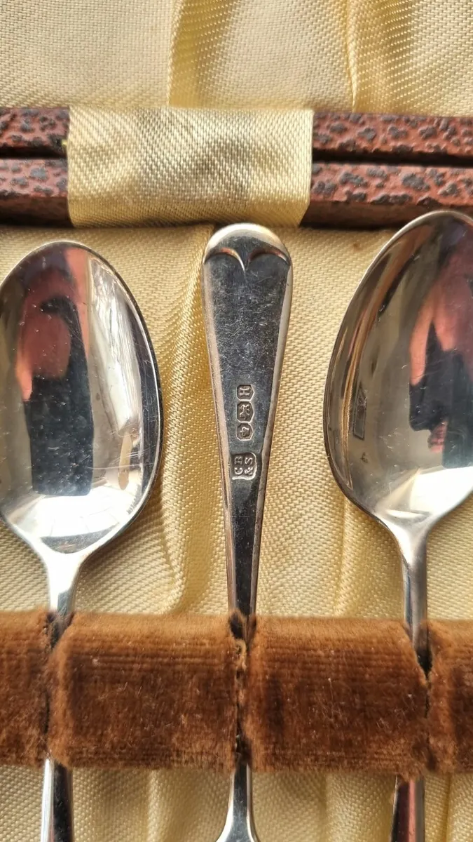 Sterling Silver Teaspoons 6 - Image 2