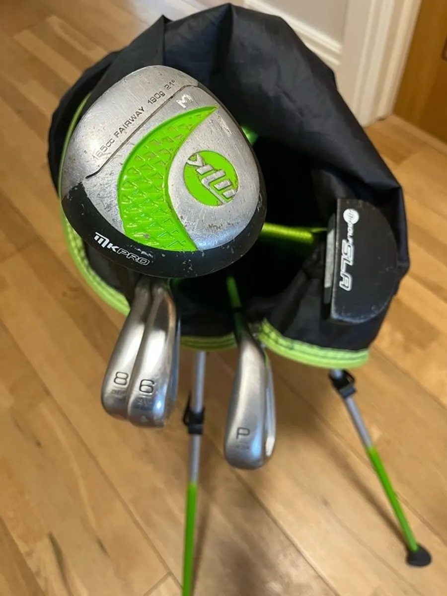 MK Kids Junior Pro Green Half set 9yrs to 11yrs - Image 2