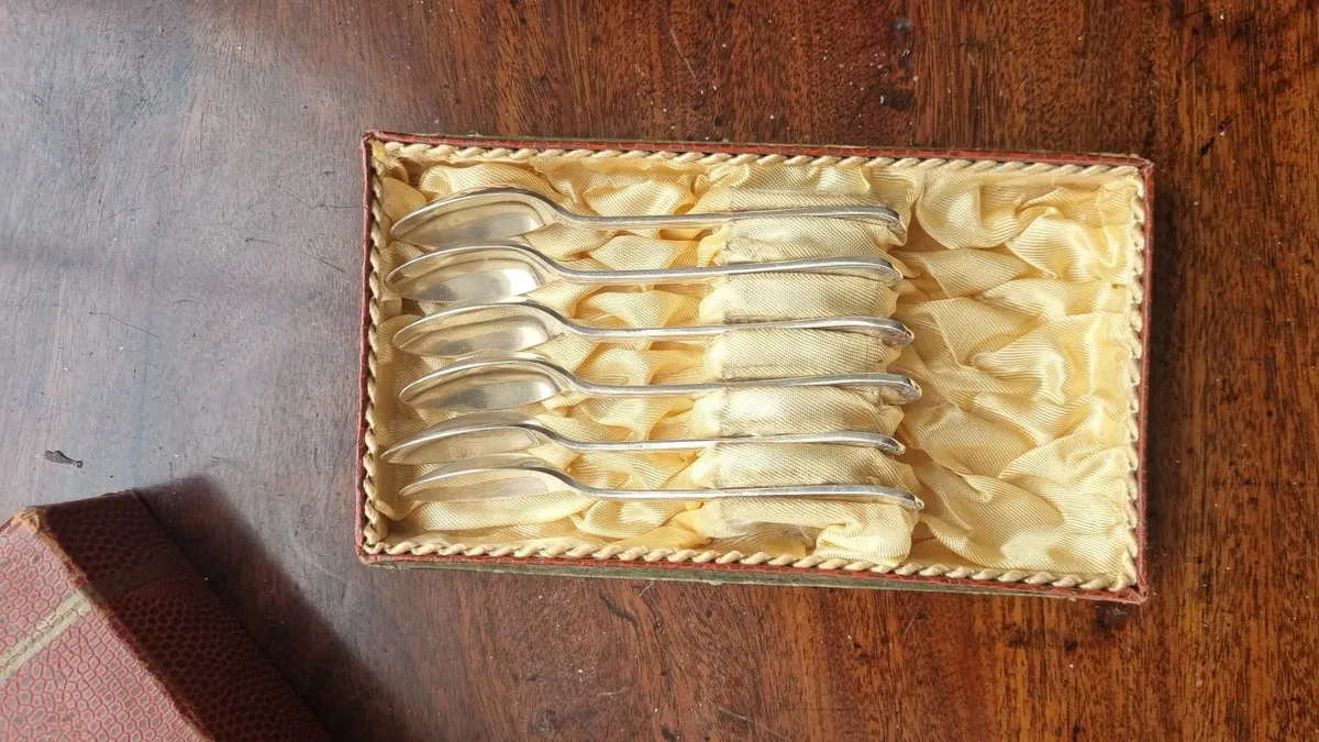 Vintage Newbridge Silverware Teaspoons 6 - Image 1