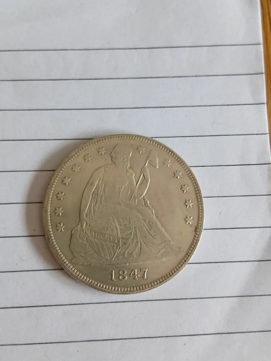 1847 one dol. - Image 2
