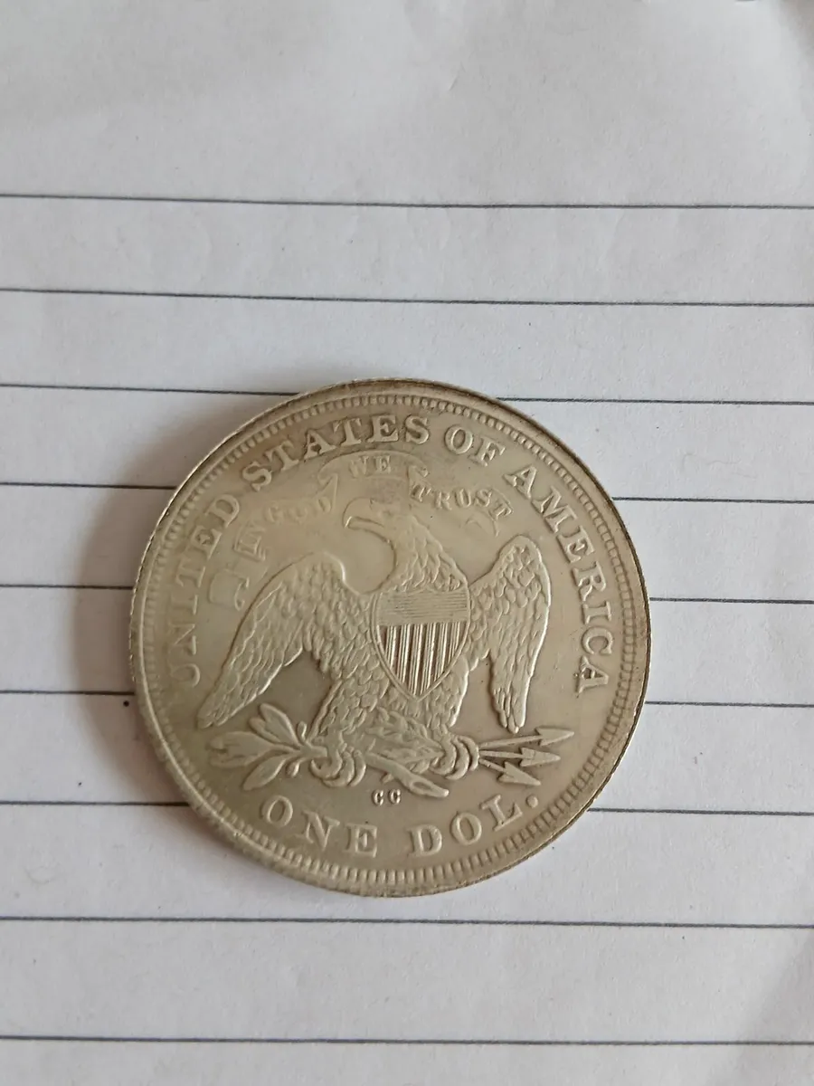 1847 one dol. - Image 1