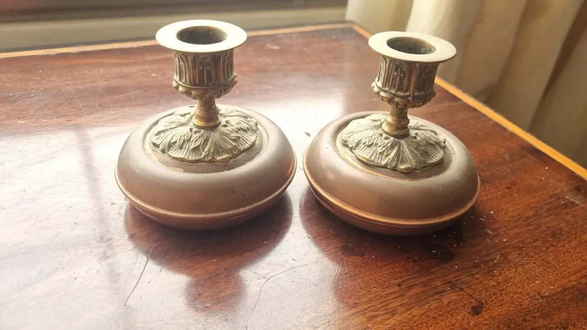 Vintage Brass Candle Sticks