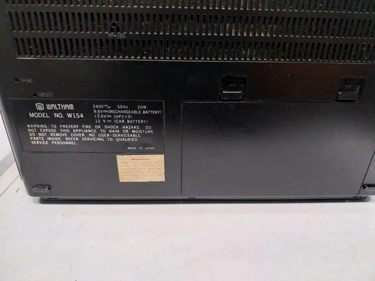 1980s waltham tv cassette recorder - Image 3