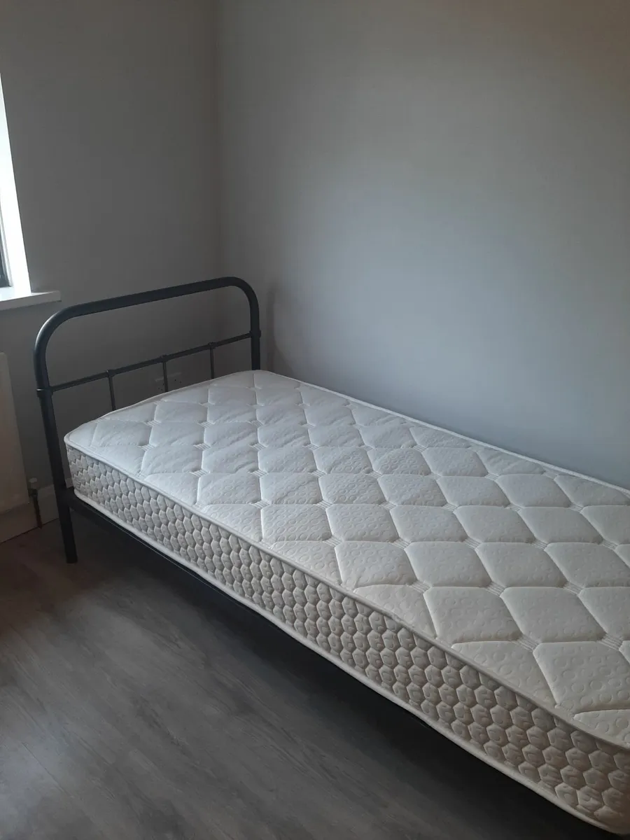 Single Bed No.2 with Mattress For Sale - Image 4