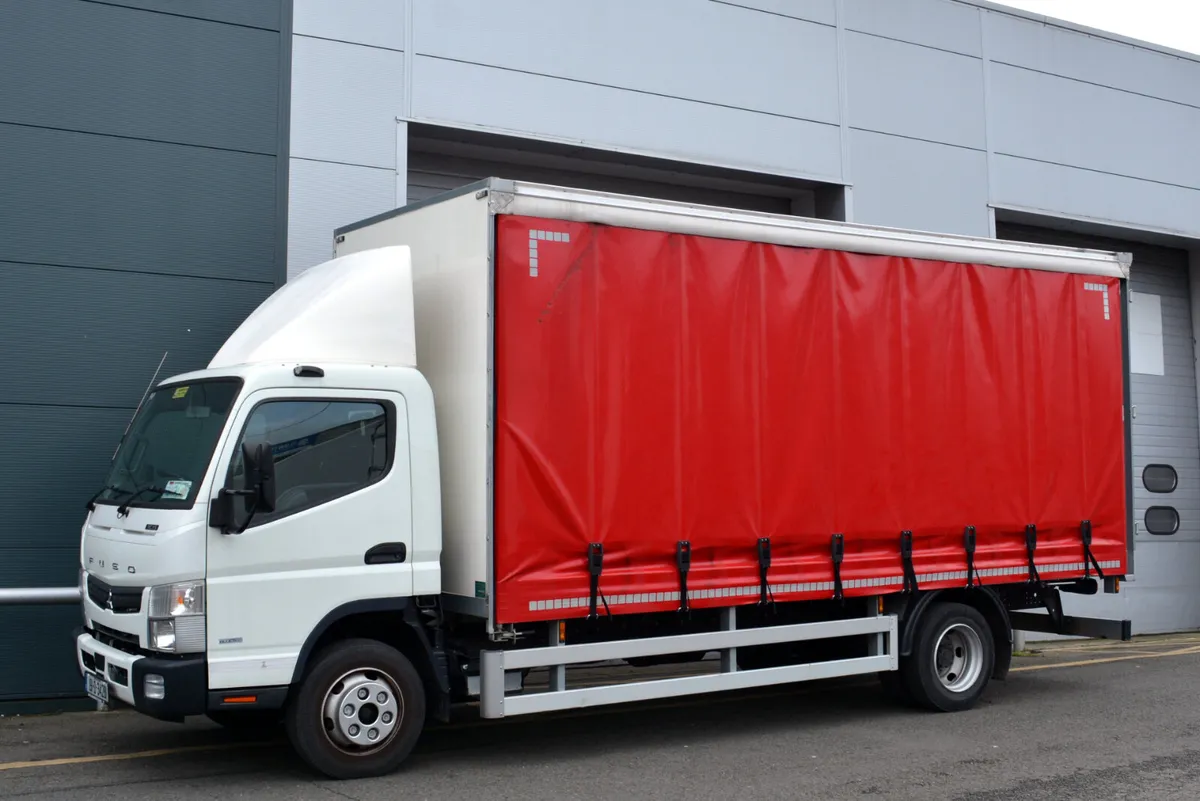 Mitsubishi 7.5T Curtain side # VERY LOW Km # - Image 1