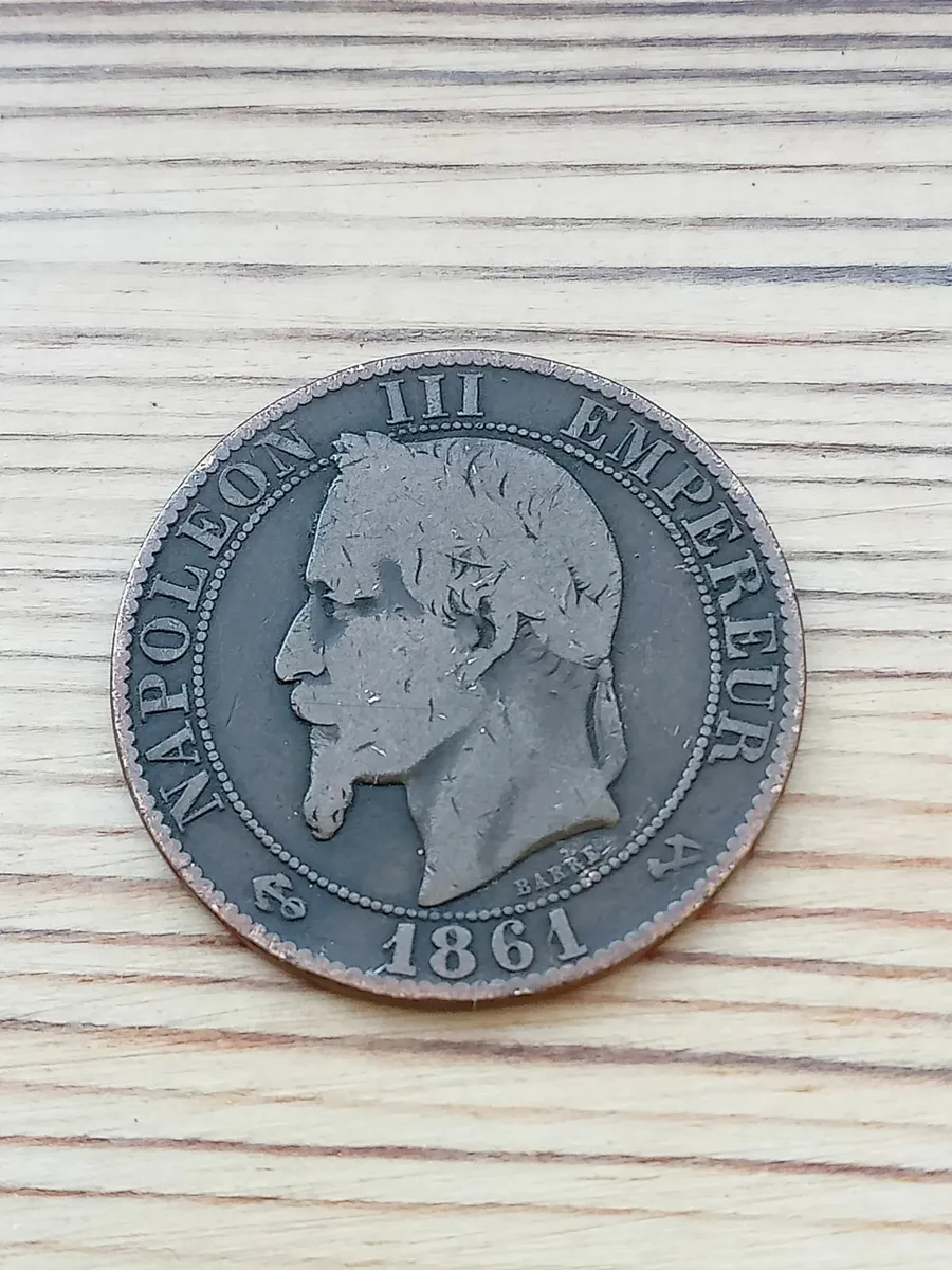 1861 coin - Image 1