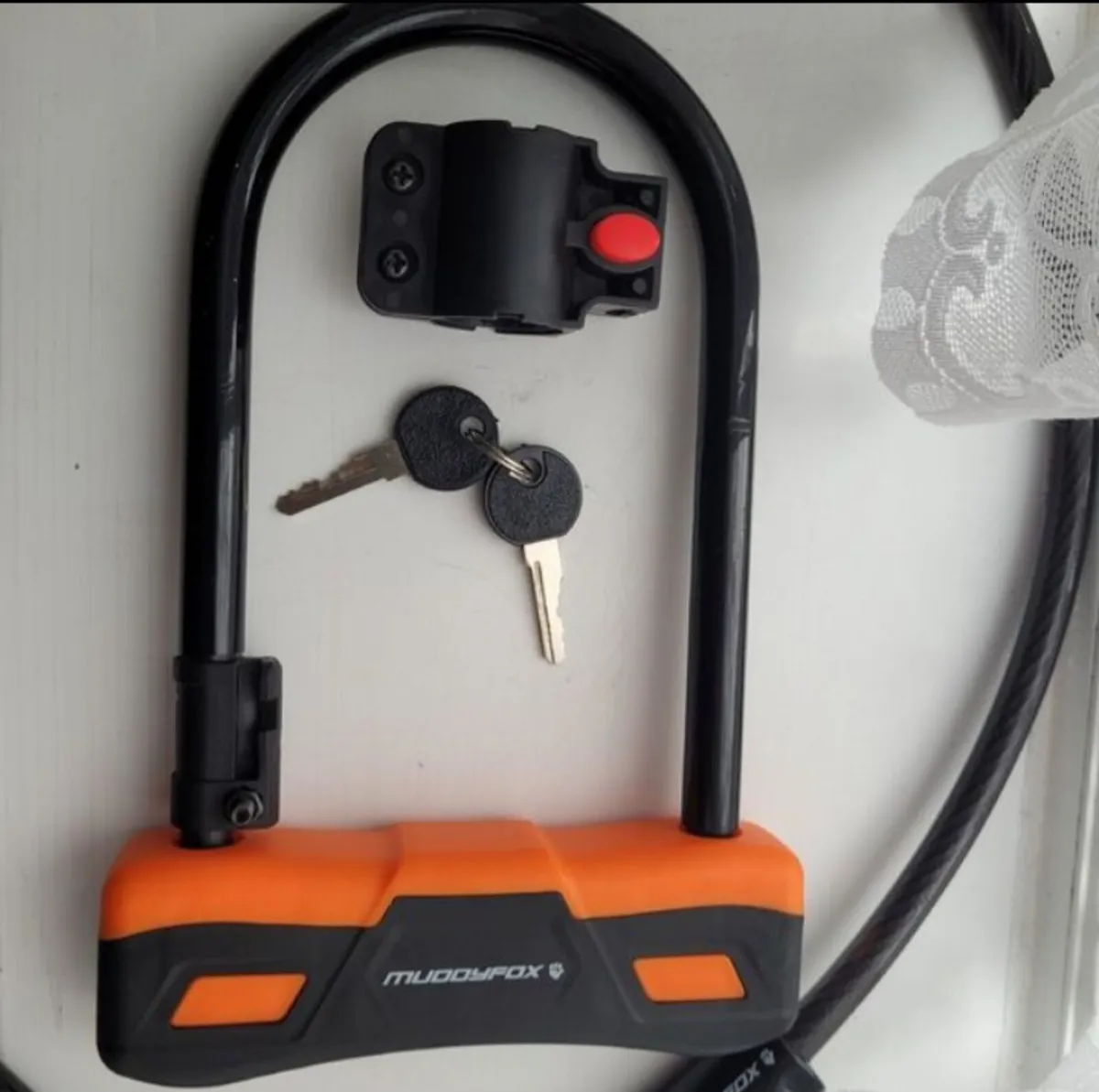 MUDDYFOX LOCK + WHEEL CABLES +2 KEYS - Image 2