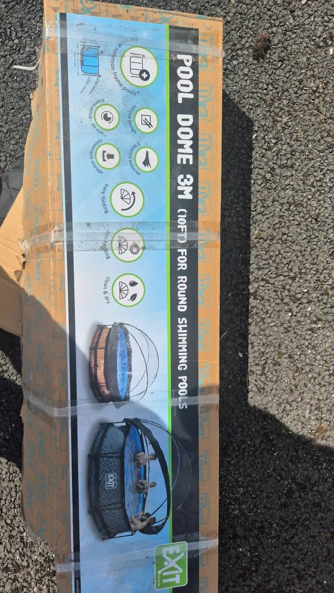 Dome cover for steel rimmed 10ft pool - Image 1