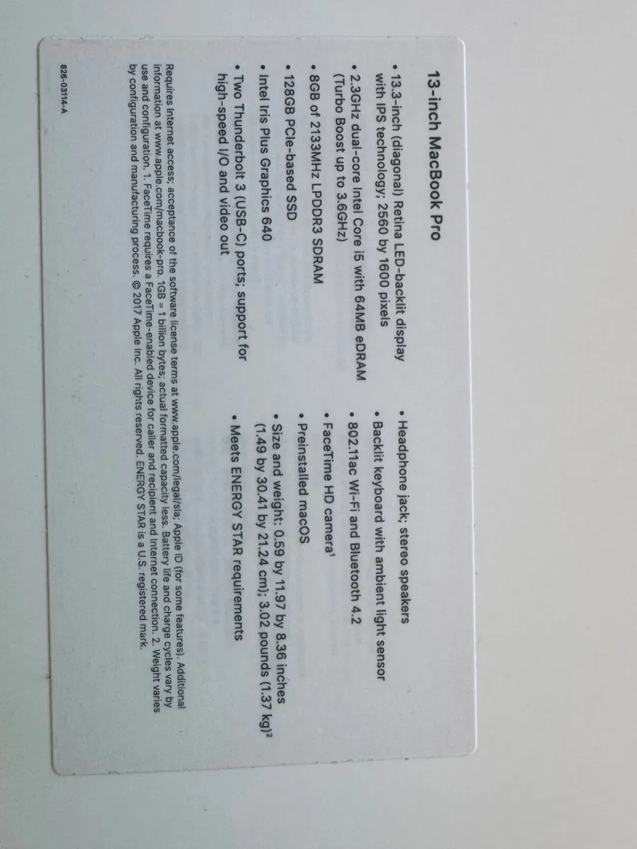 As New 13" Apple MacBook Pro 8GB / 128GB (Boxed) - Image 3