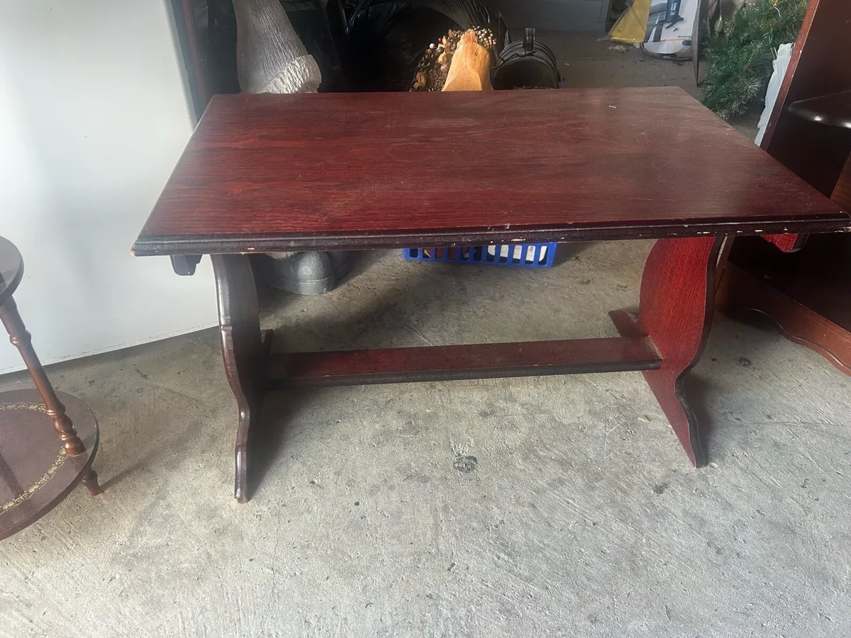 Mahogany coffee table