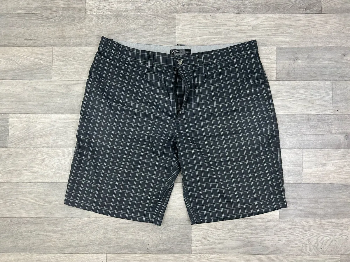 Callaway Golf Check Shorts Mens Large W36 - Image 1