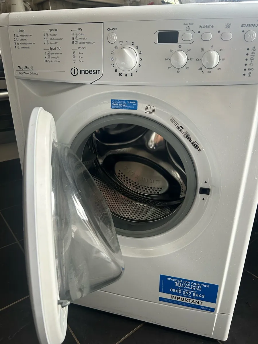 Indesit Washer dryer - Drum not spinning - Image 2