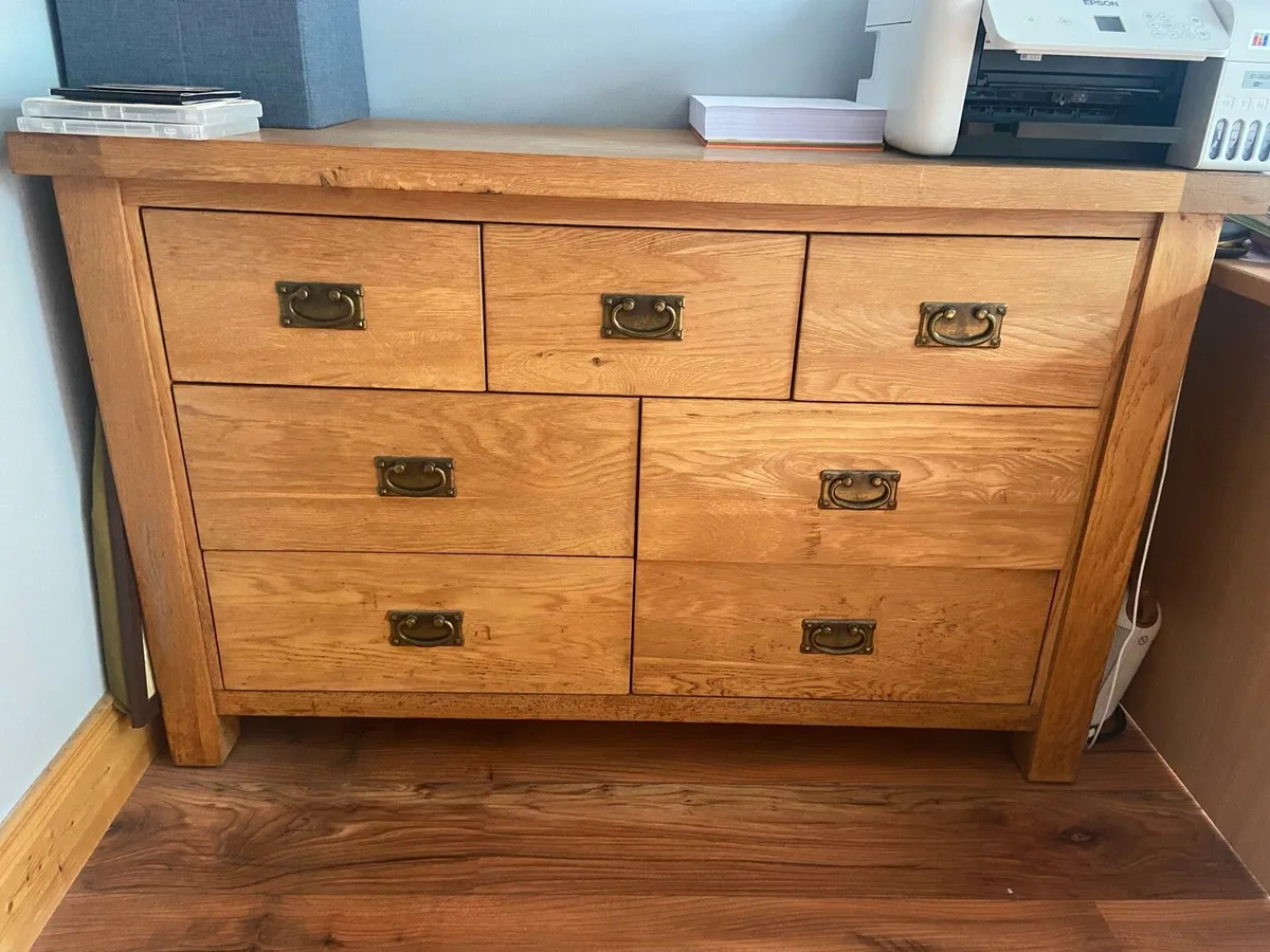 Chest of drawers solid wood - Image 1