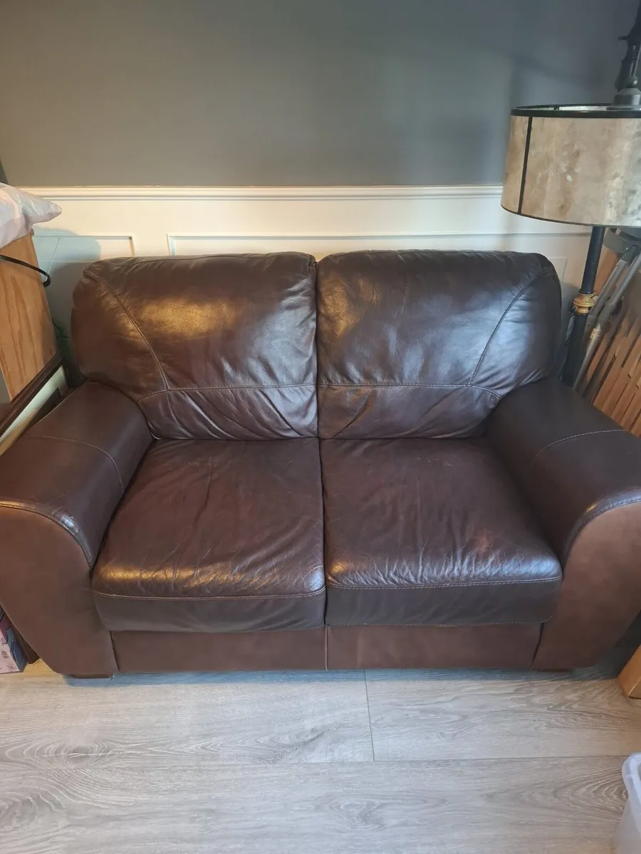 Leather sofa - Image 1