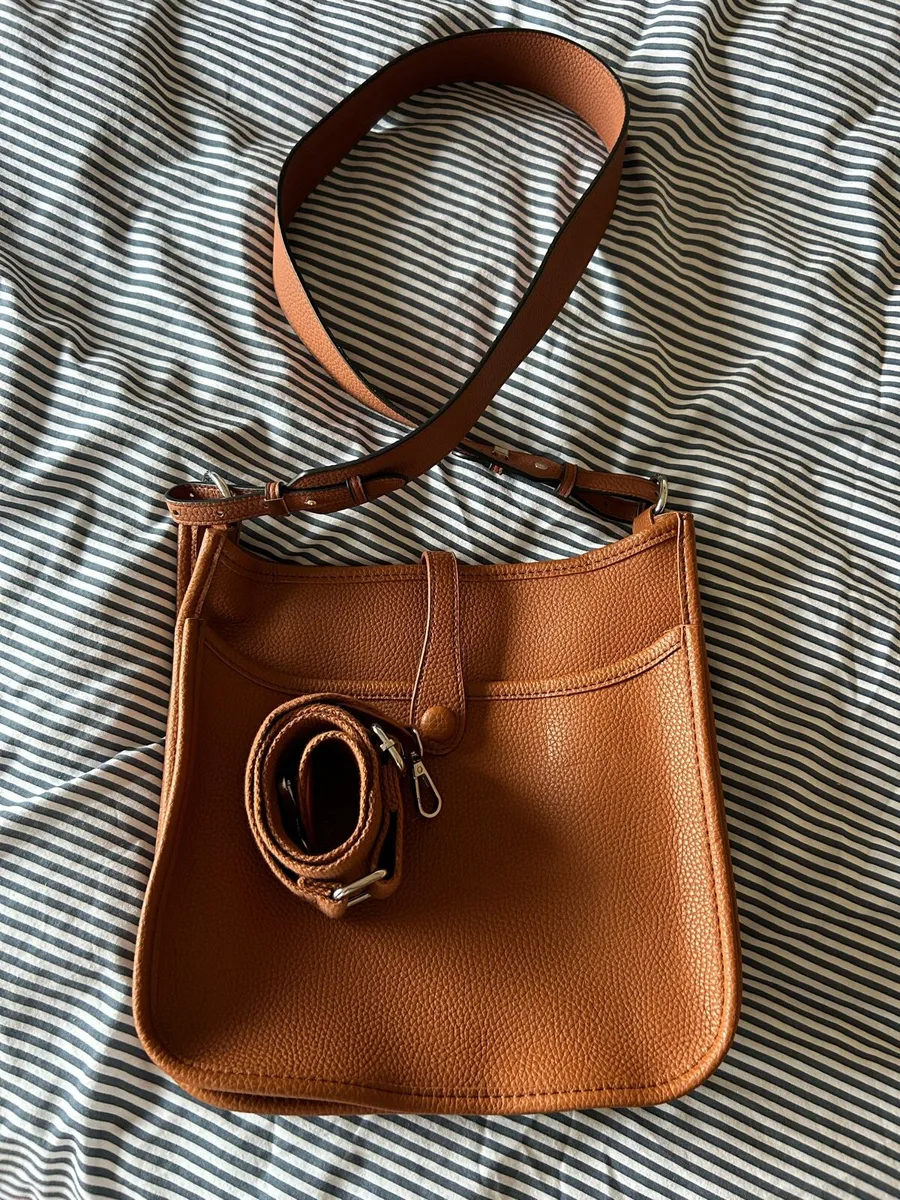 Brown leather bag - Image 2