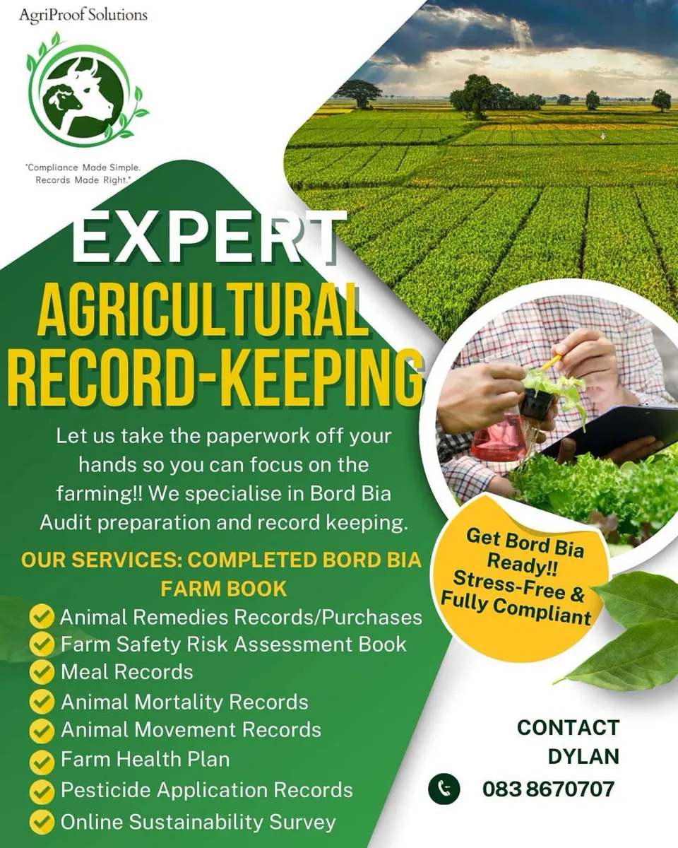 Bord Bia preparation & General farm paperwork - Image 3