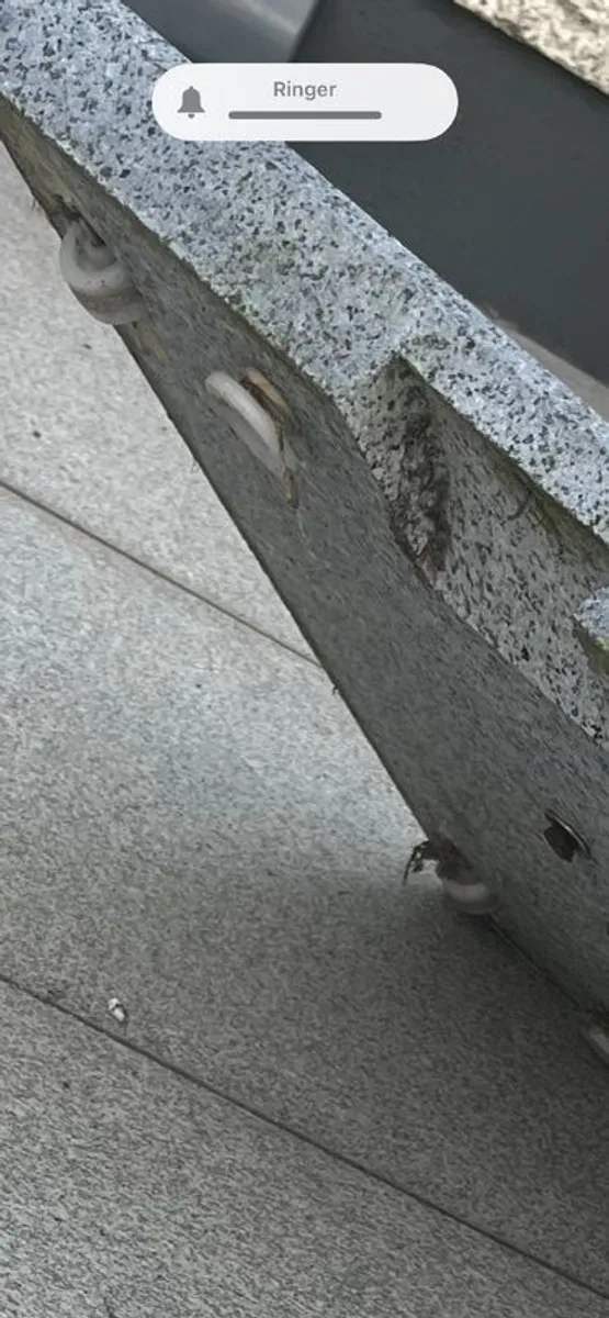 Solid granite parasol base for sale - Image 3