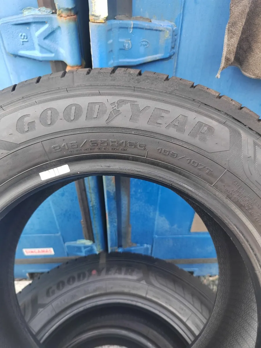 Van Goodyear tyers vw transporter, ford transit - Image 3
