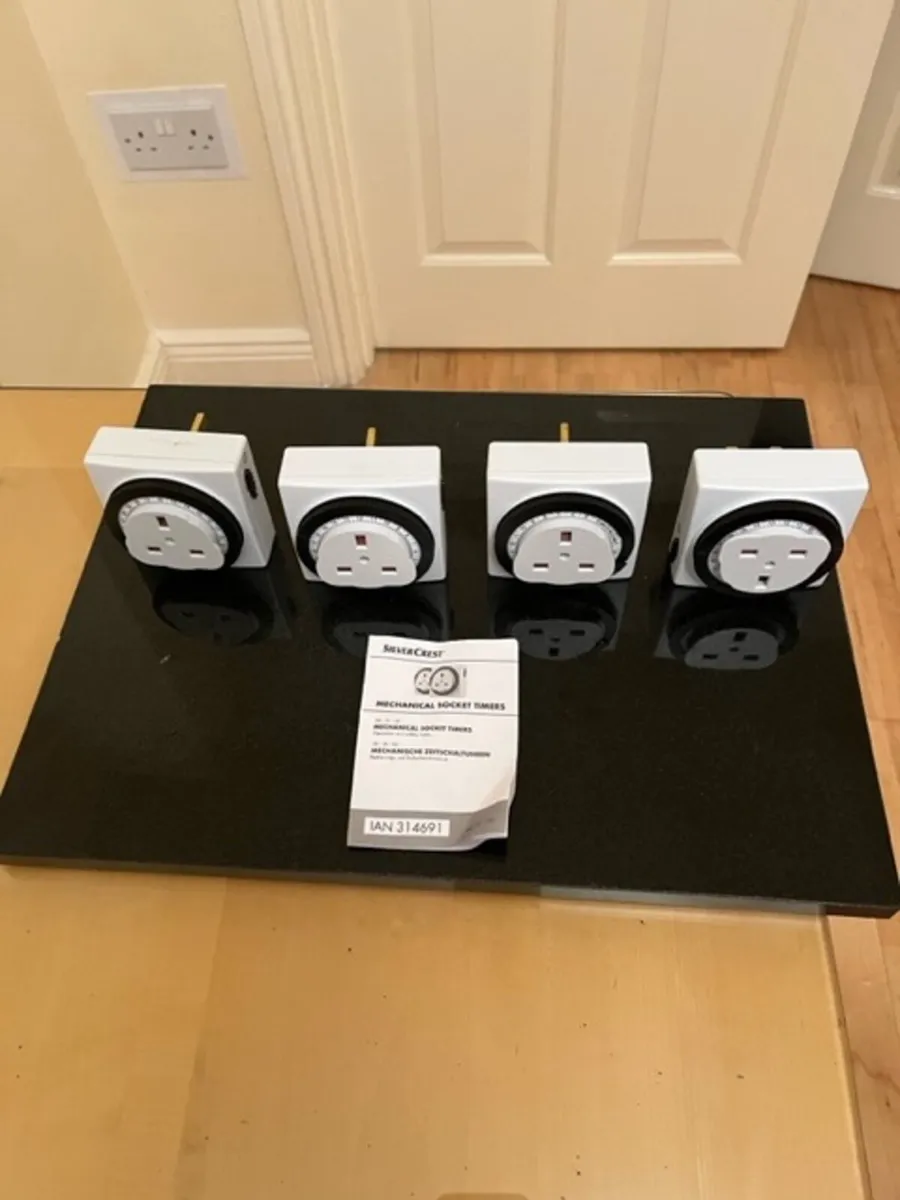 Home Timer Sockets x 4 (New)