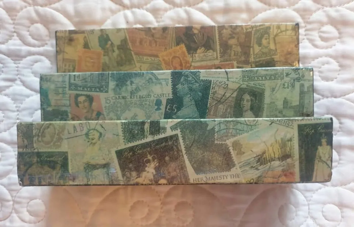 Antique Envelope Holder - Image 1