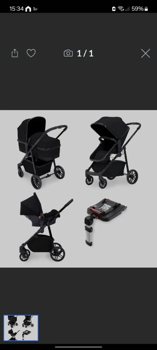 Ickle bubba full travel system