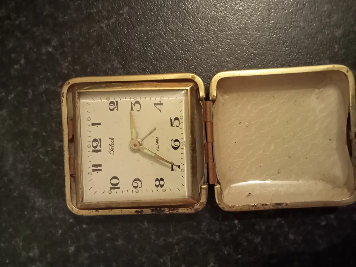 Old pocket alarm clock