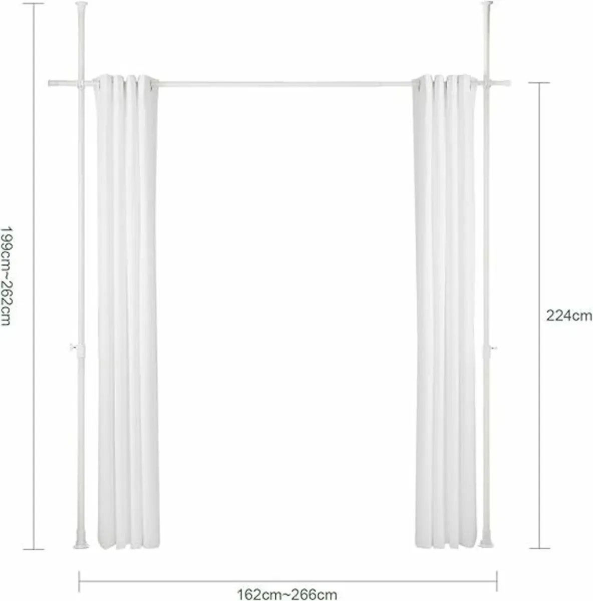 Floor to Ceiling Blackout Curtain with Telescopic - Image 2