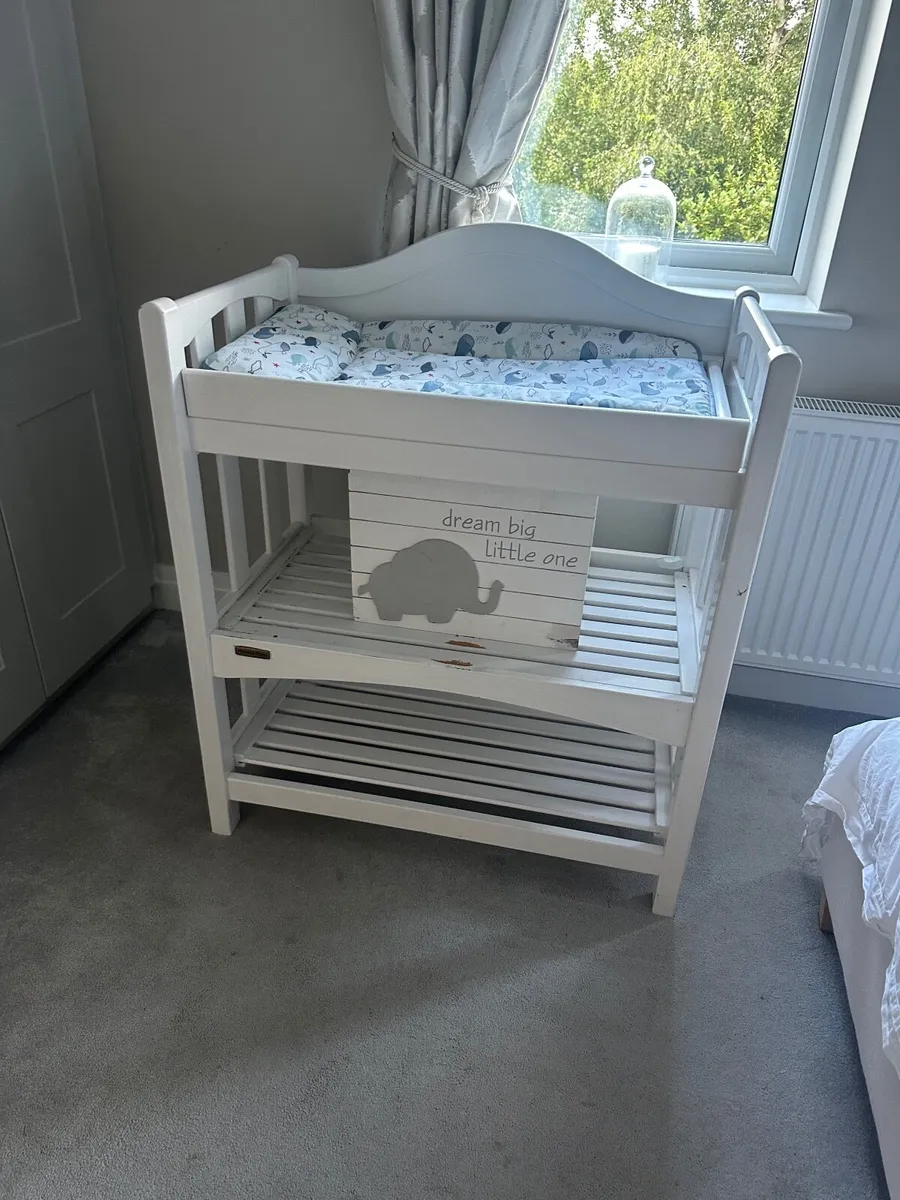 Mamas & Papas Painted Baby Changing Table - Image 1