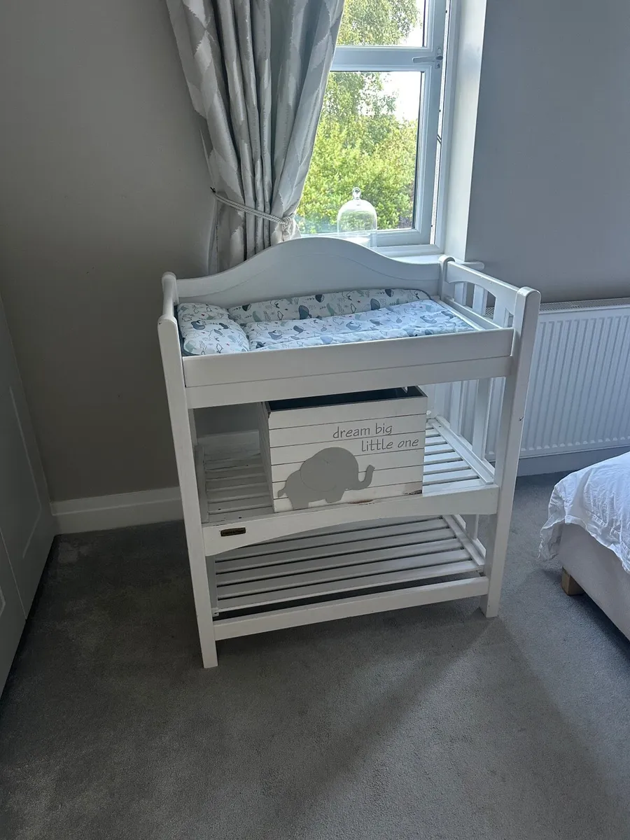 Mamas & Papas Painted Baby Changing Table - Image 2