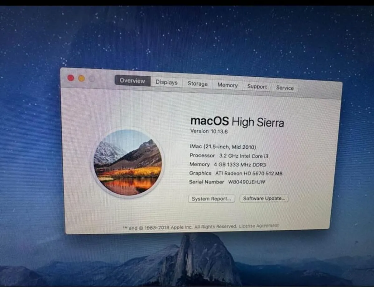 Imac 3.2ghz I3 500gb Hdd. 4gb Ram - Image 3