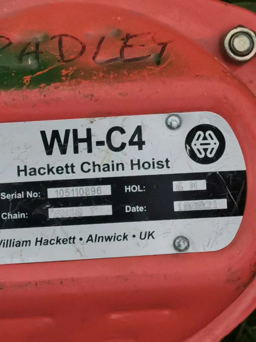 Hackett Chain hoist - Image 1