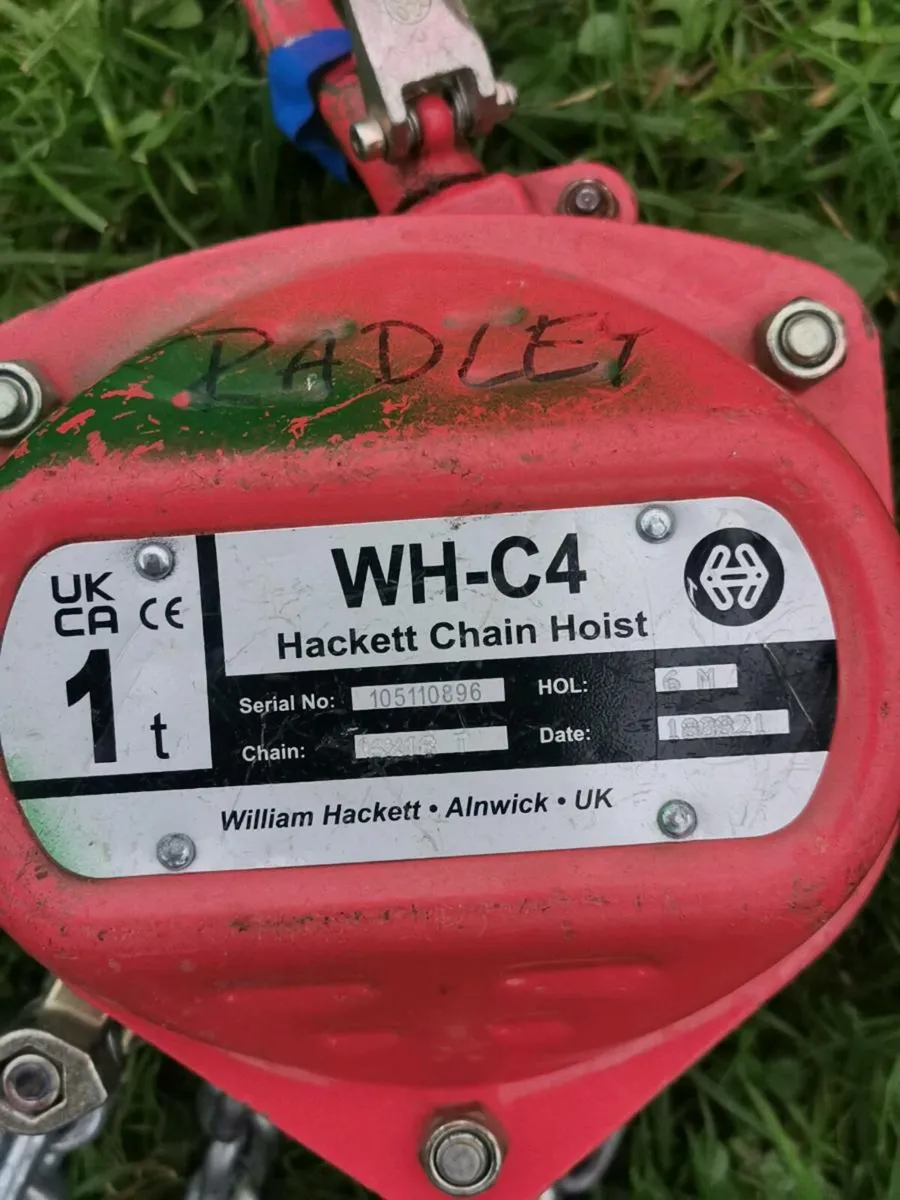 Hackett Chain hoist - Image 2