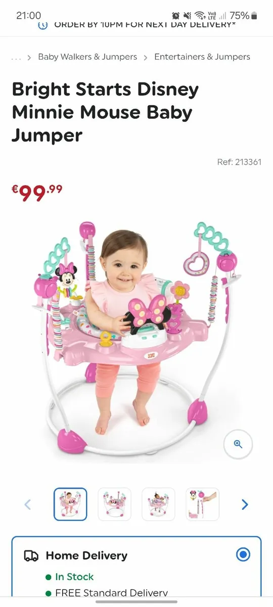 Minnie mouse jumperoo
