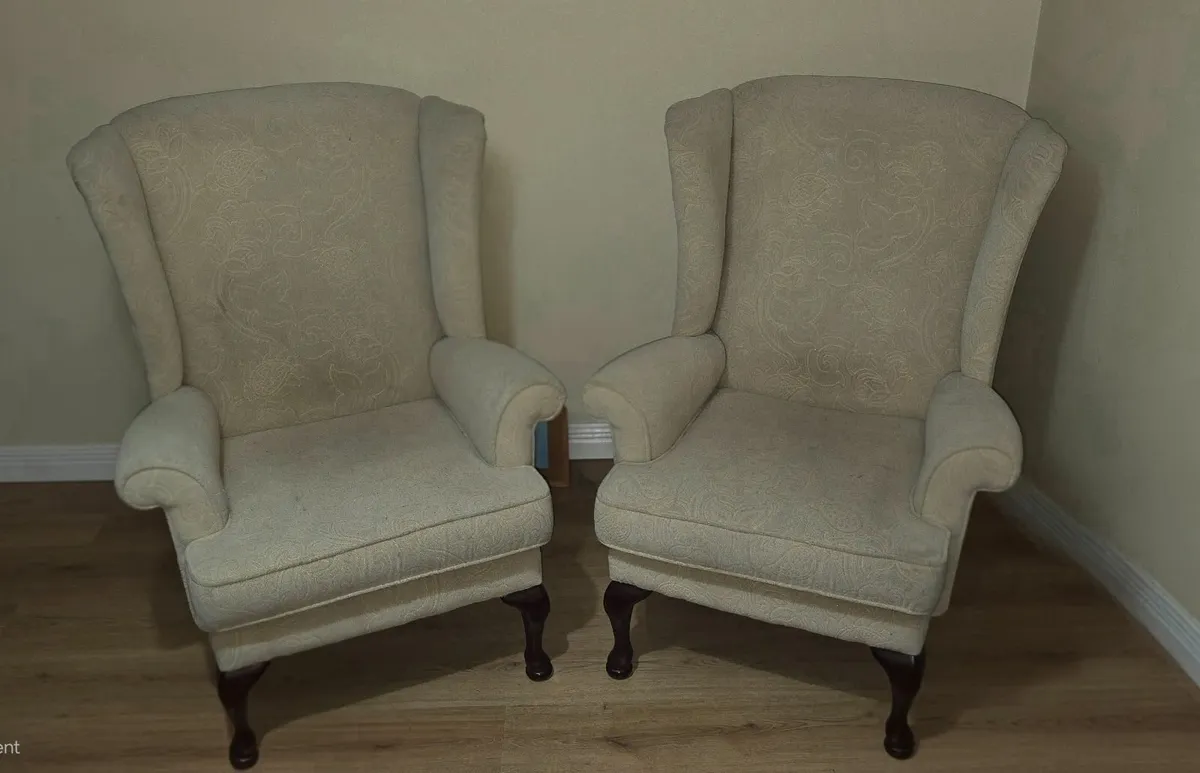 2 Wingback Chairs.