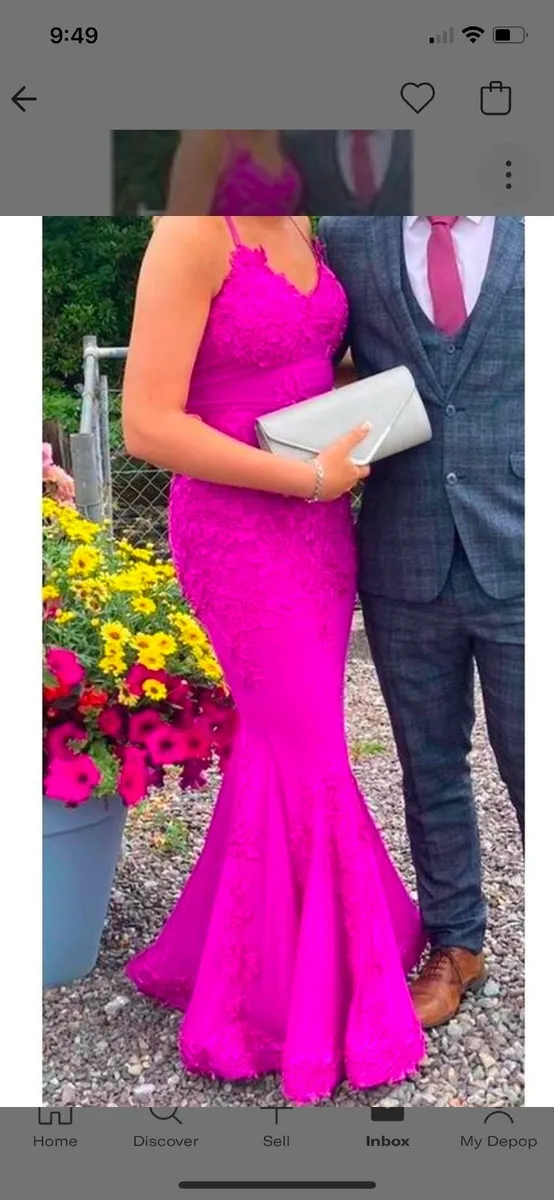 Purple debs dress
