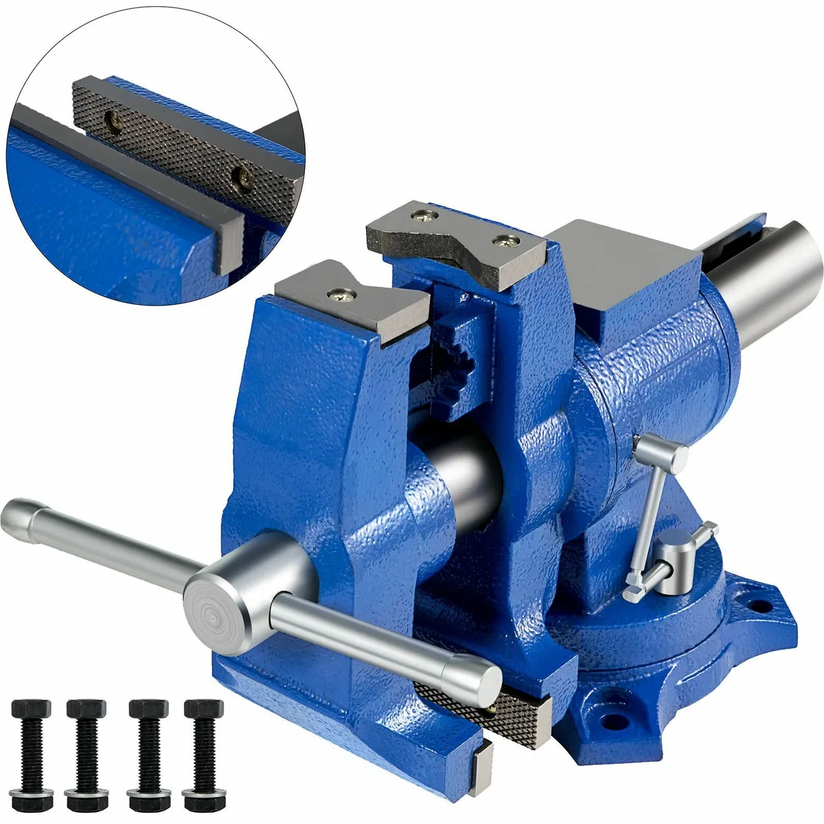 Multipurpose 6-Inch Bench Vise 360-Degree Rotation - Image 1