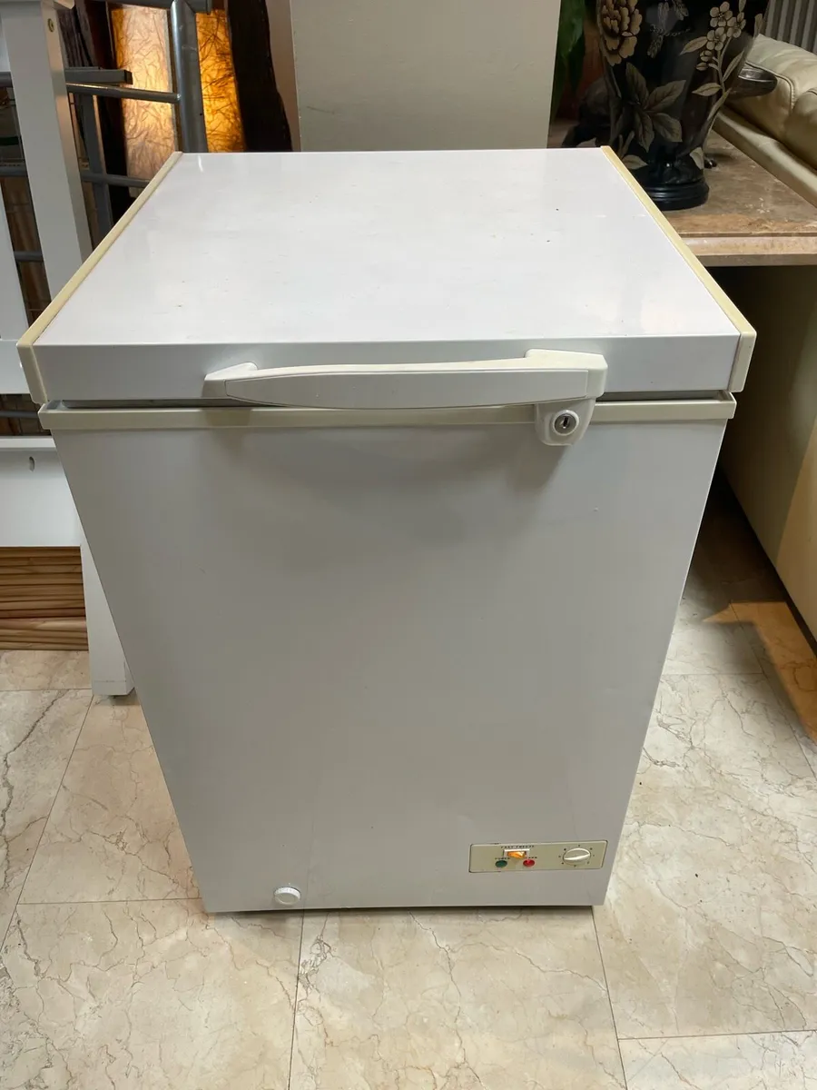 Compact White Chest Freezer - Can Deliver - Image 1