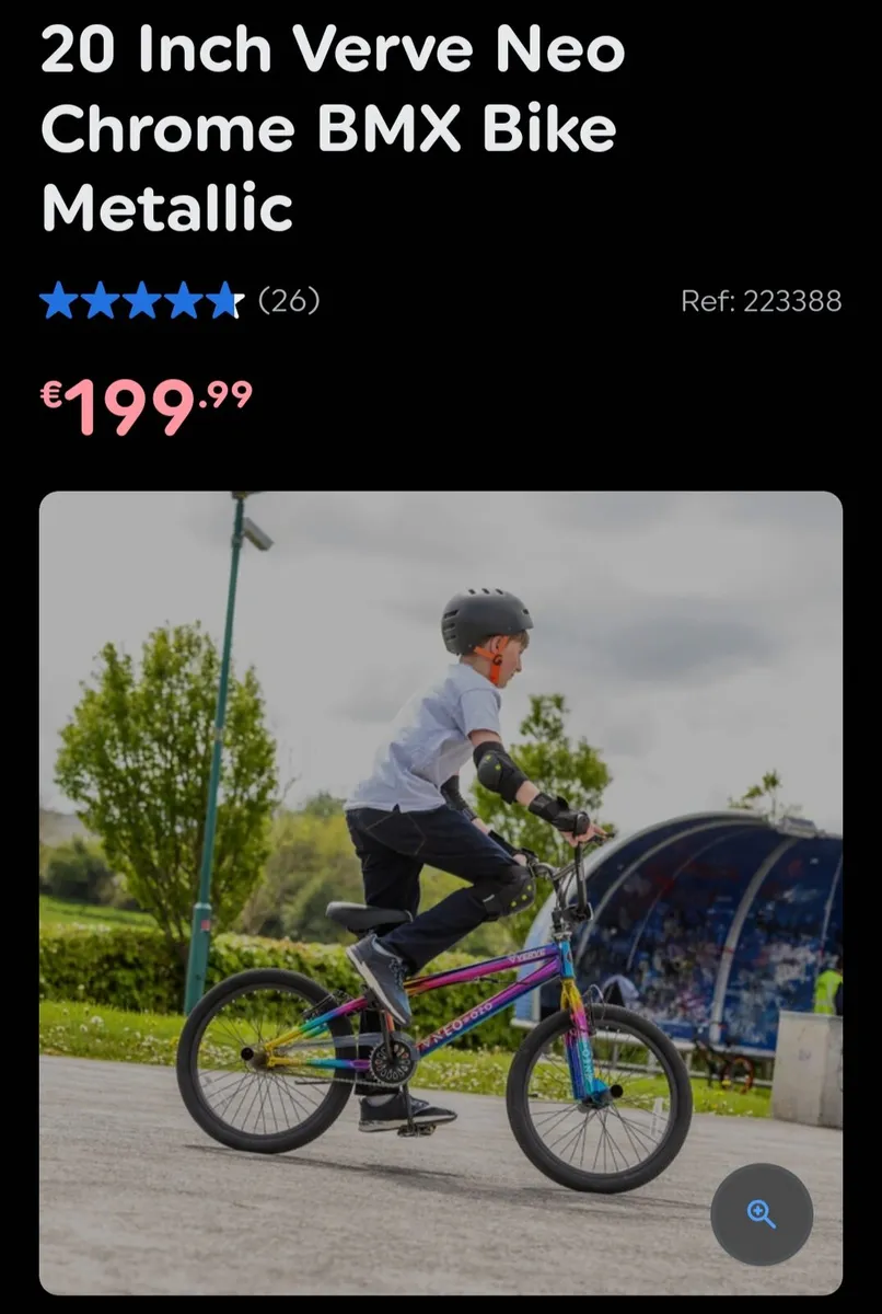 20 Inch Verve Neo Chrome BMX Bike Metallic - Image 4