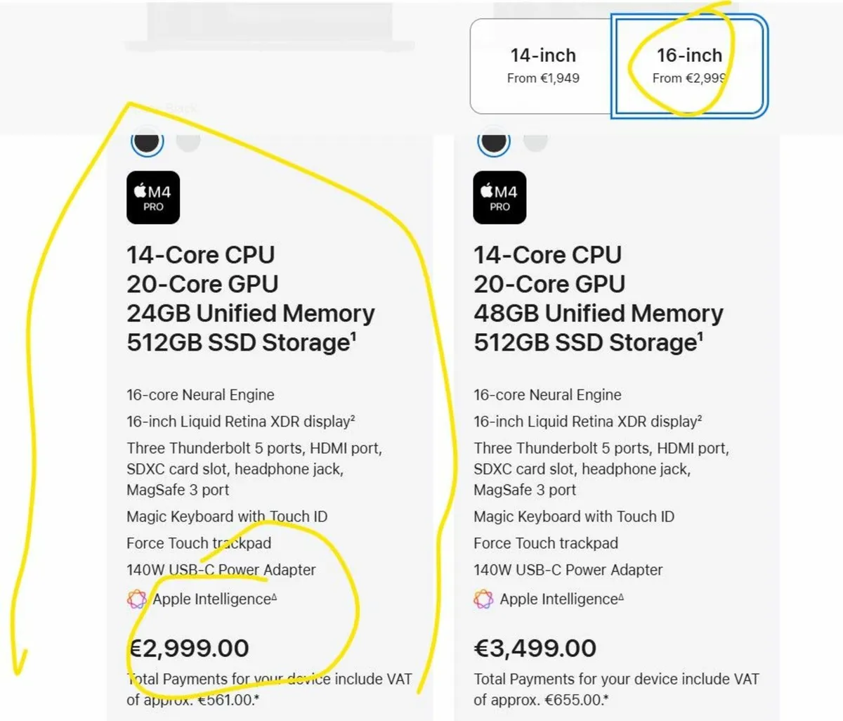 Macbook M4 Pro Brand New - 5 Years Warranty-Box - Image 2