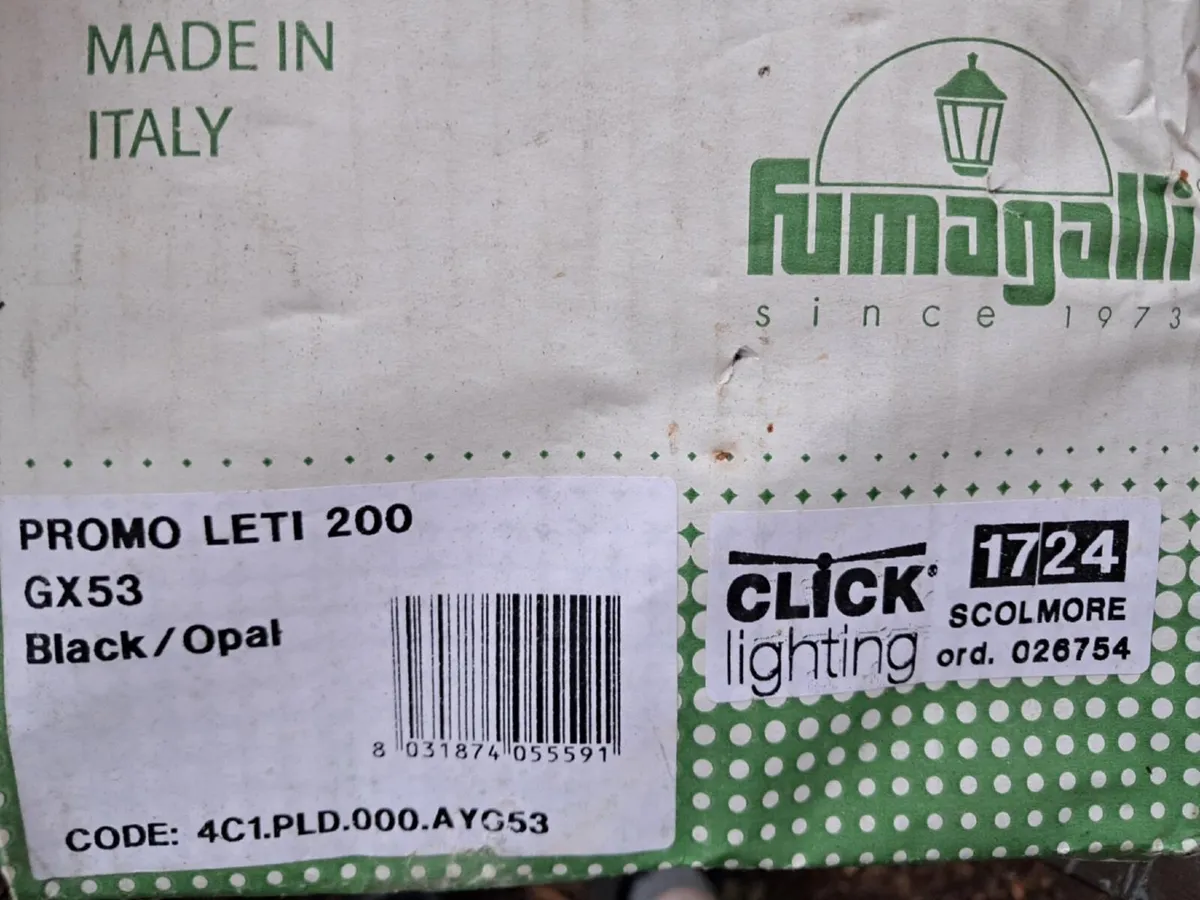 Brand New in Box. Set of 3 Brick Lights - Image 3
