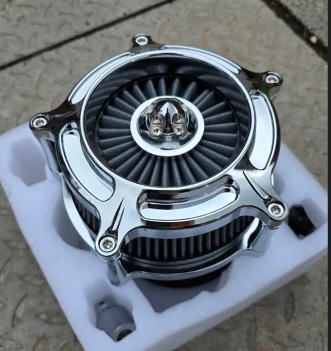 BEAUTIFUL CHROME AIR FILTER HOUSINGS FOR MOTORCYCL - Image 2