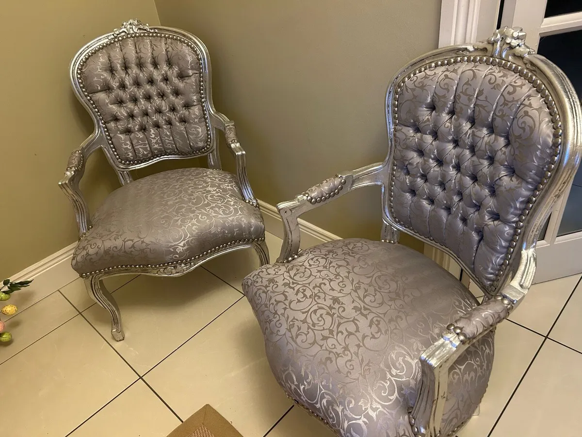 French Louis style shabby chic chaurs - Image 1