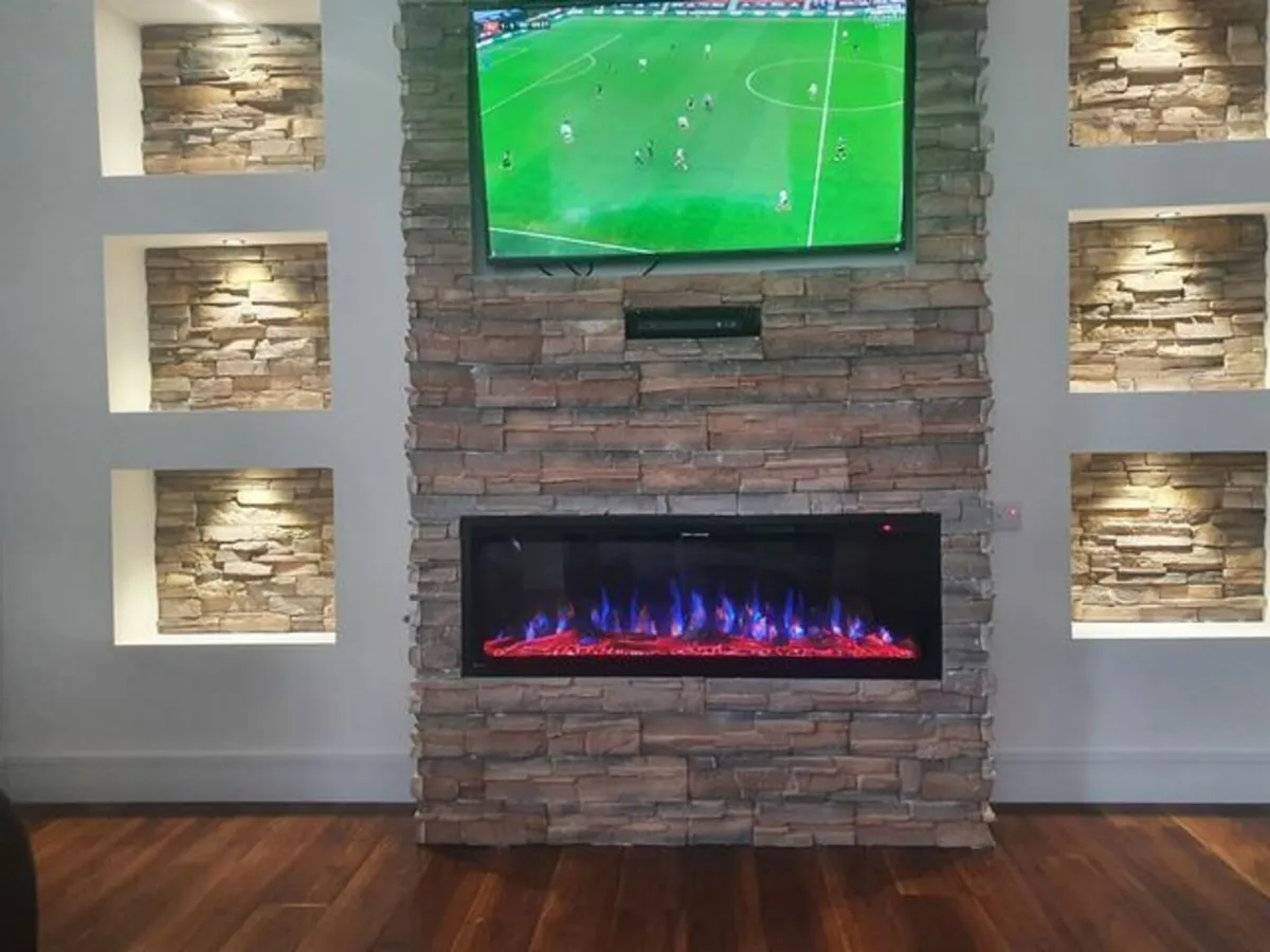 50" electric fireplace. FREE DELIVERY - Image 4